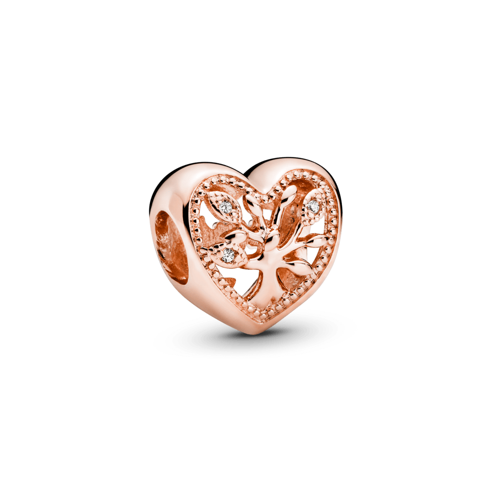 Herzförmiges Amulett „Stammbaum Lacey“
