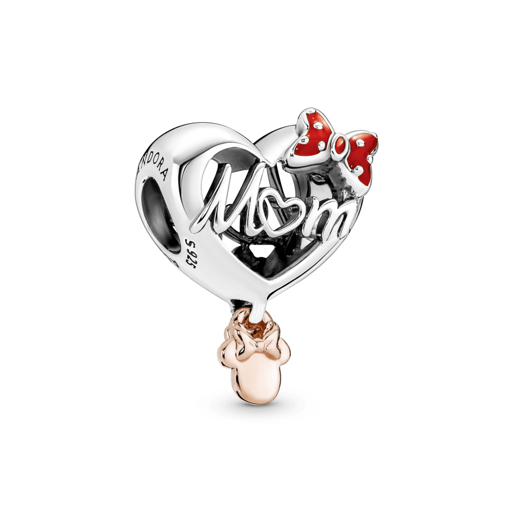 Disney Minnie Mouse and Mom Heart Pendant
