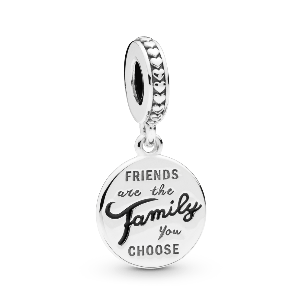 Pendant amulet Friends are family.