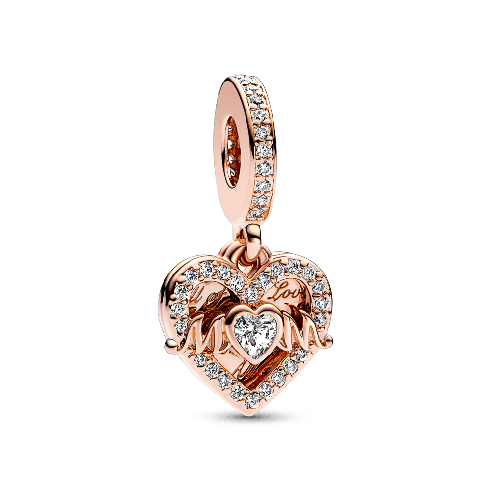 Pendentif amulette « Cœur et Mère »