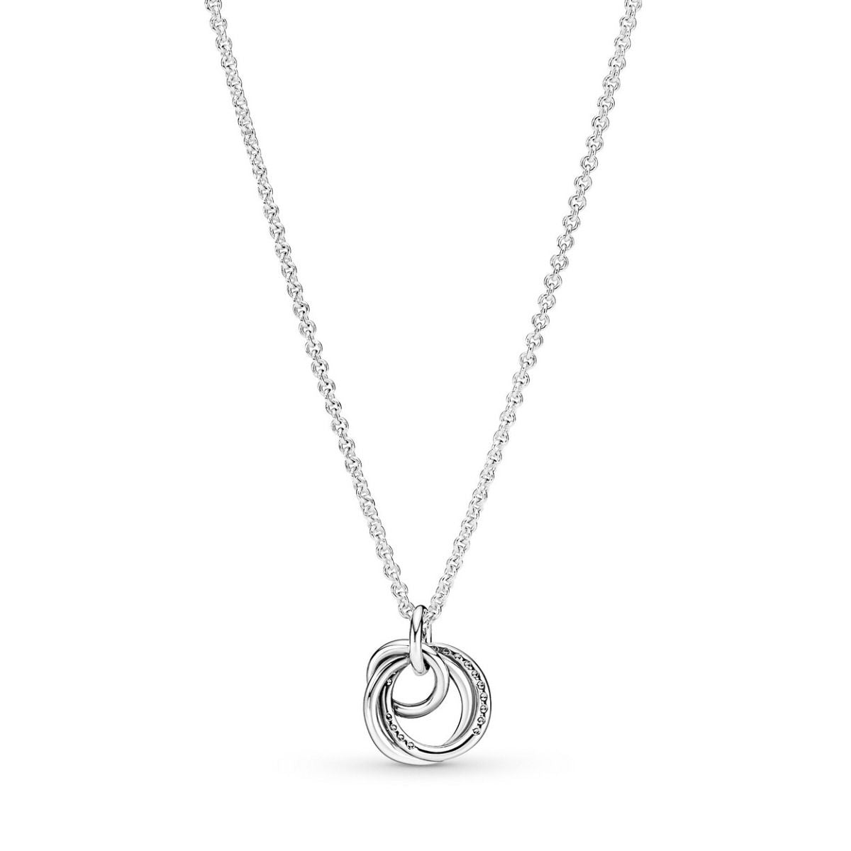 Collier Pandora avec pendentif « Famille toujours entourée » 391455C01