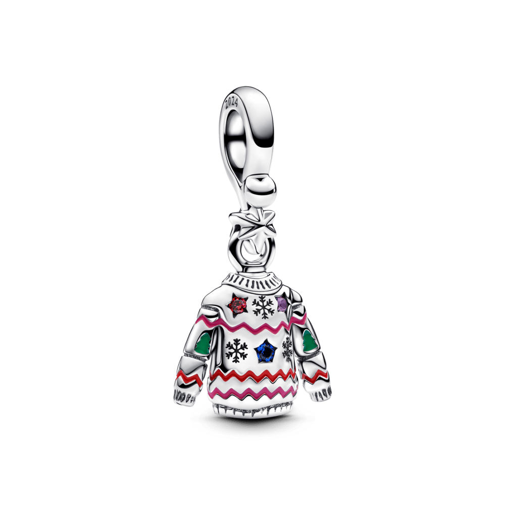 Hanging amulet Christmas sweater