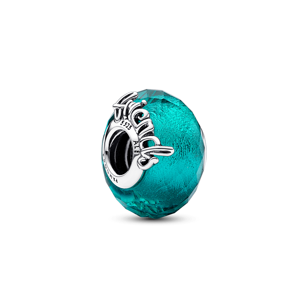 Friendship pendant made of polished Murano glass