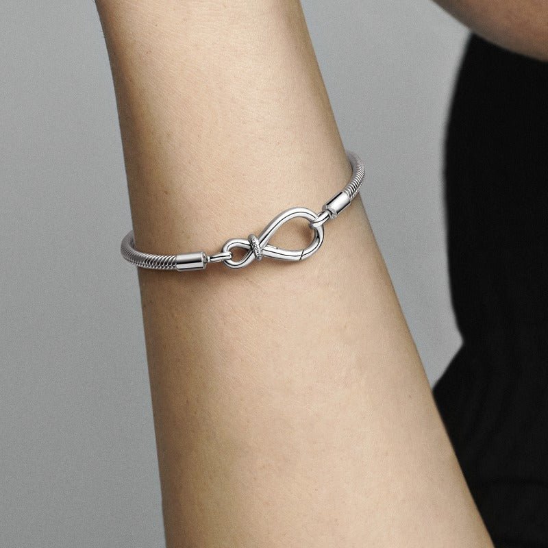 Saroch Moments Schlangenarmband mit Unendlichkeitsschluss