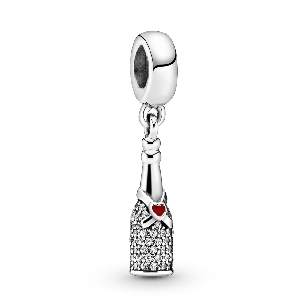Champagne bottle amulet