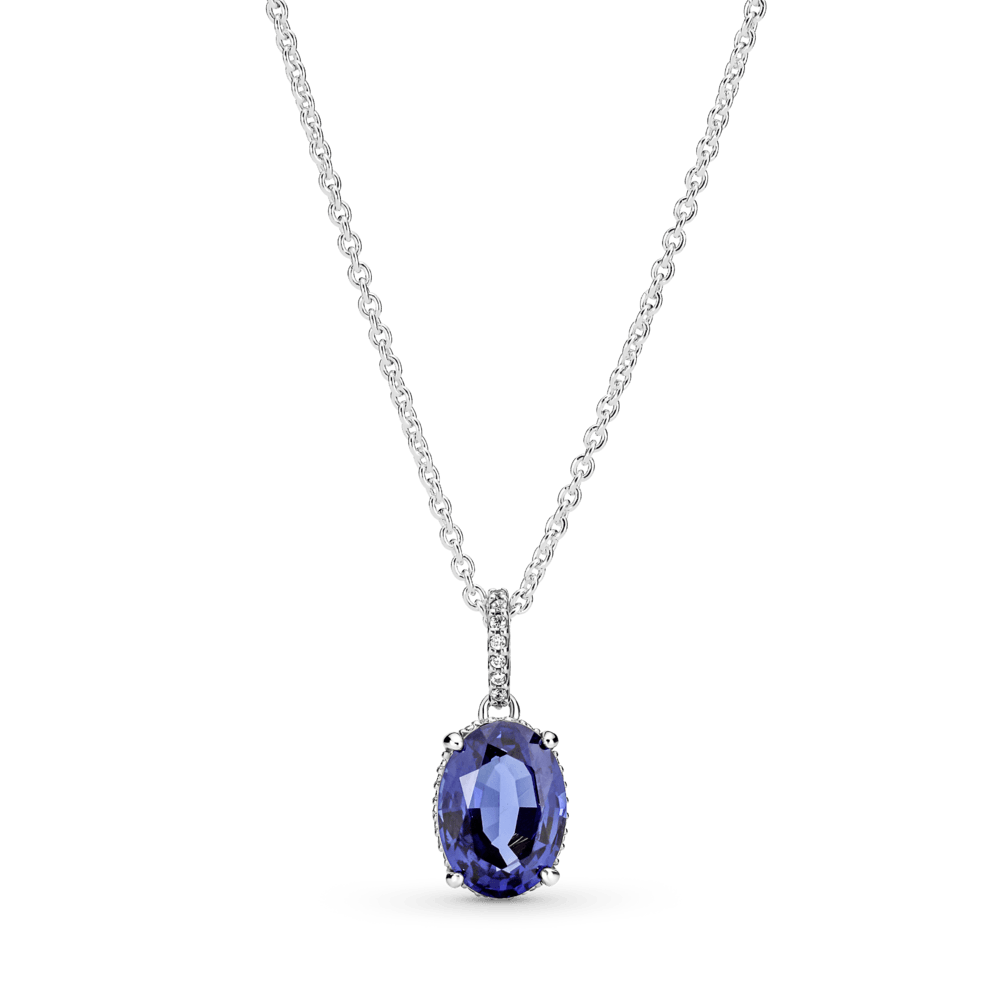 Gift set of silver necklace and earrings