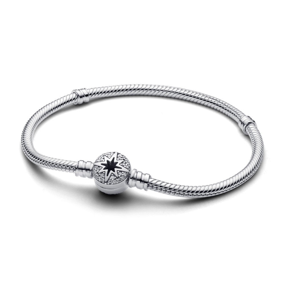Saroch Moments snake chain bracelet with polar star clasp