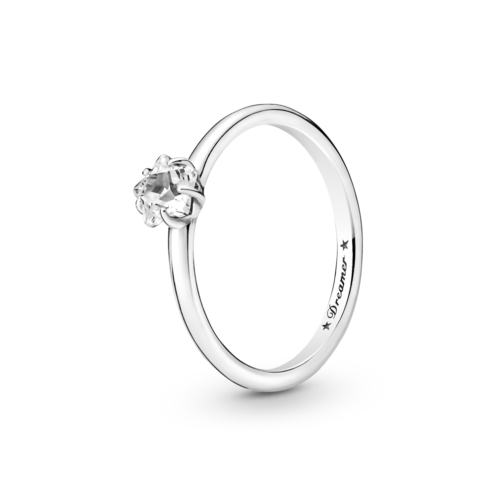 Ring of the gazing star in the sky with eyelet