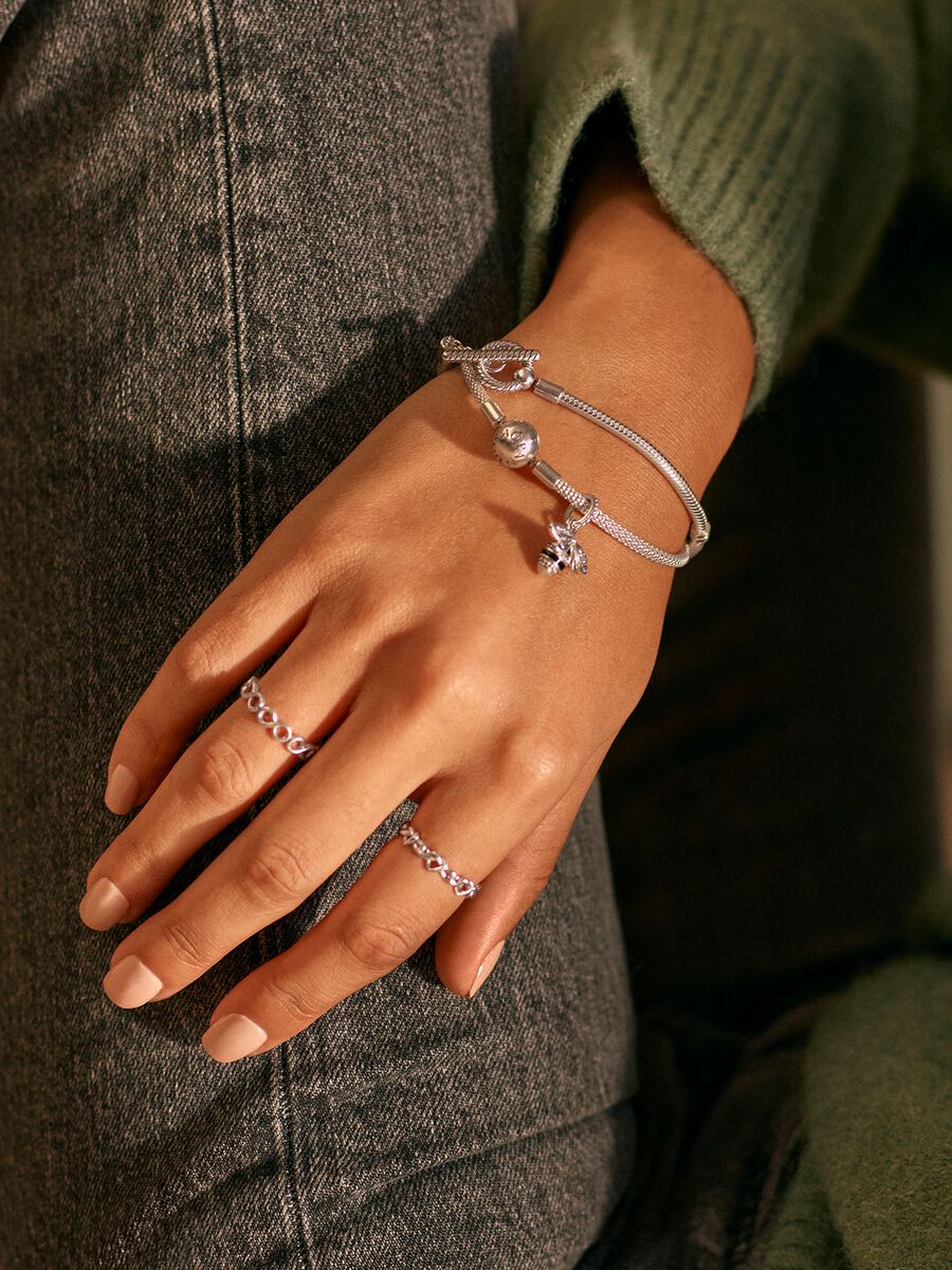 Saroch Moments snake bracelet with T-shaped clasp