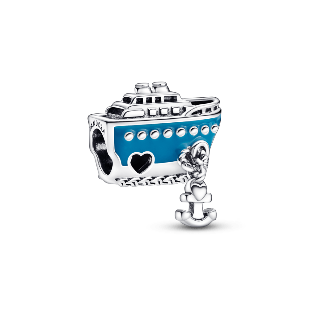 Amulett „Kreuzfahrtschiff vor Anker“.