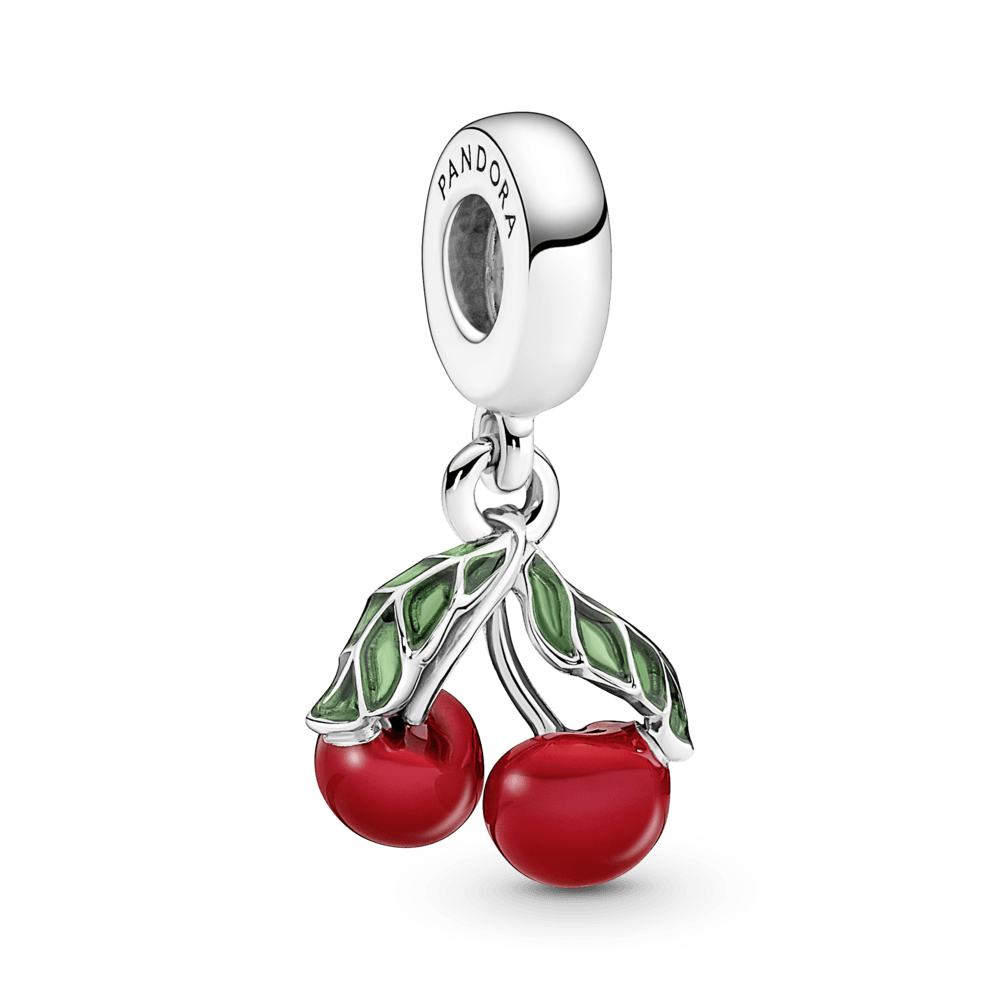 Pendant amulet Asymmetrical cherry