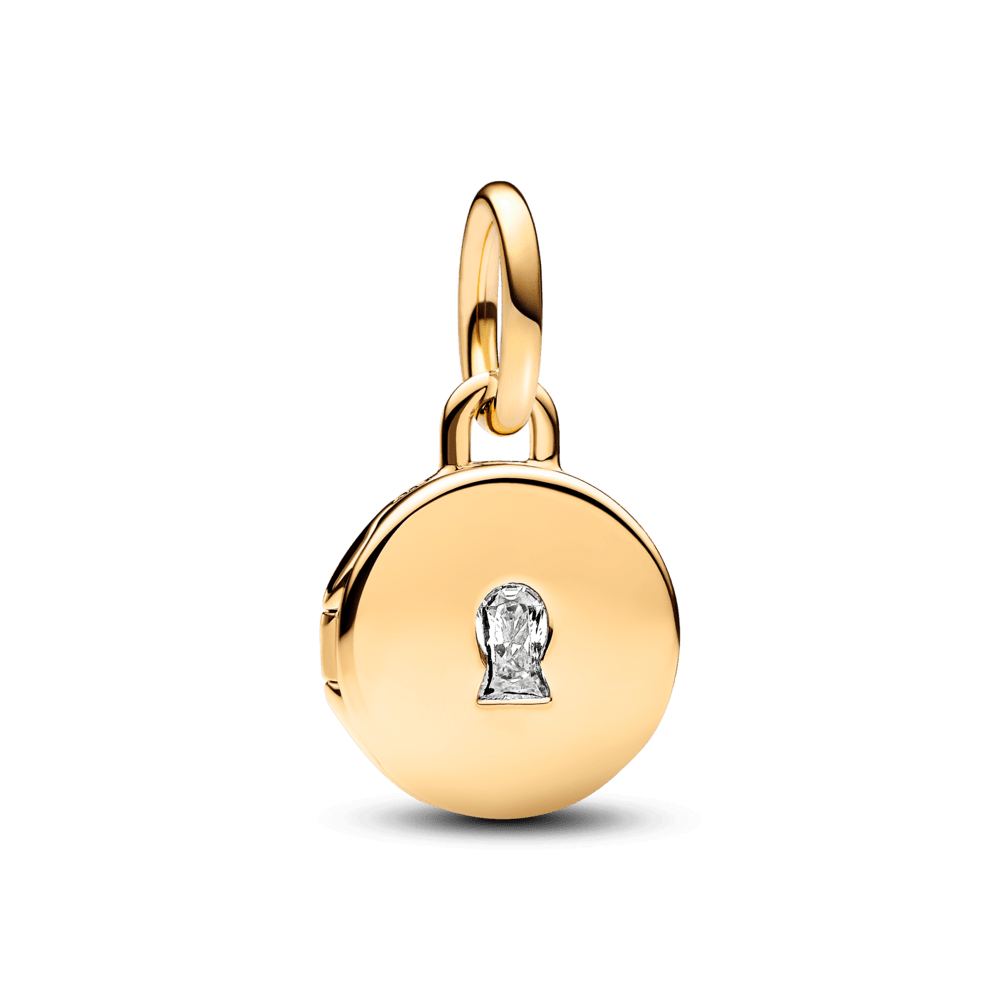 Amulet as a symbol of love with an openable and engraved medallion