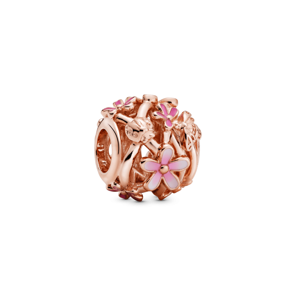 Flower amulet “Lacey pink daisy”