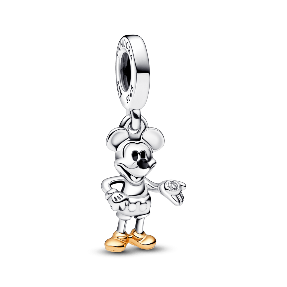 Mickey Mouse 100th Anniversary Pendant with Lab Grown Diamonds