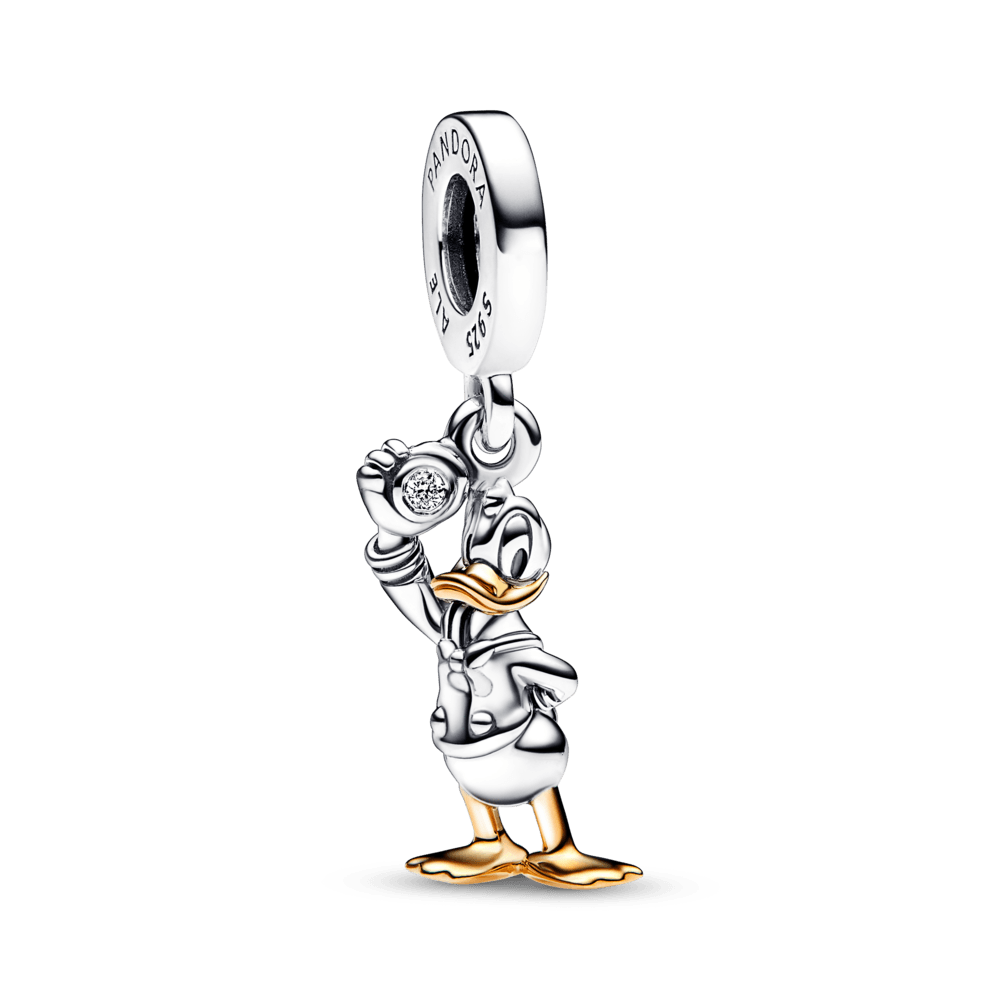 100th Birthday Donald Peepy Duck Pendant Charm