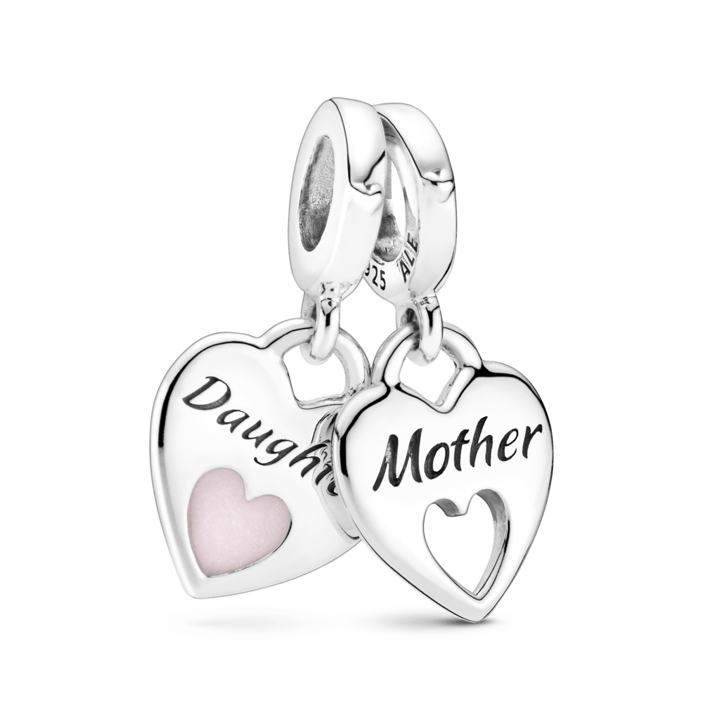 Pendant amulet Two sides of the heart