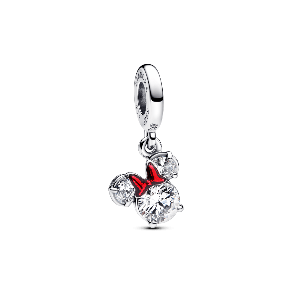 Minnie Mouse silhouette pendant
