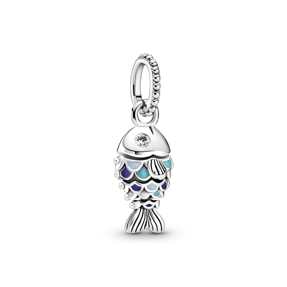 Anhänger-Amulett „Fisch mit blauen Schuppen“