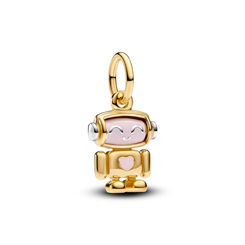 Pendant amulet robot with rotating head