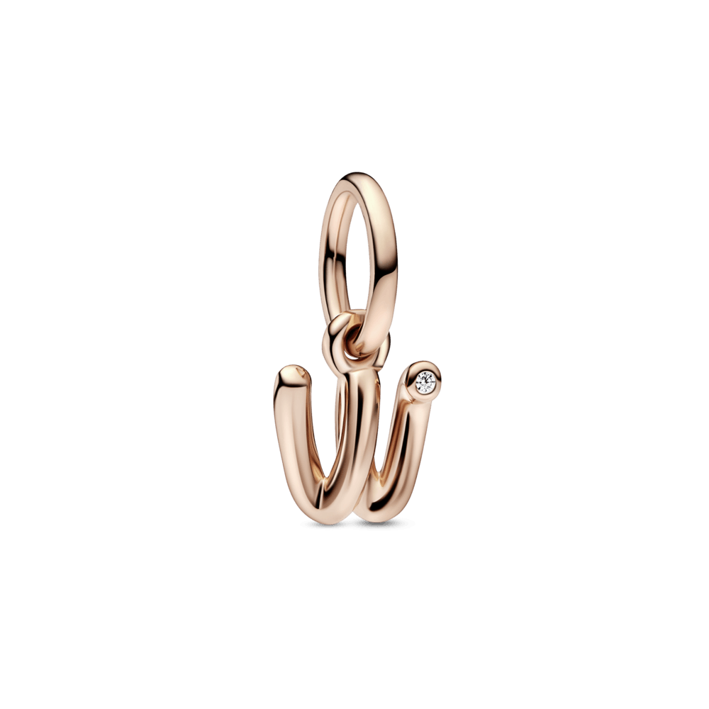 Alphabet pendant amulet “Letter w”