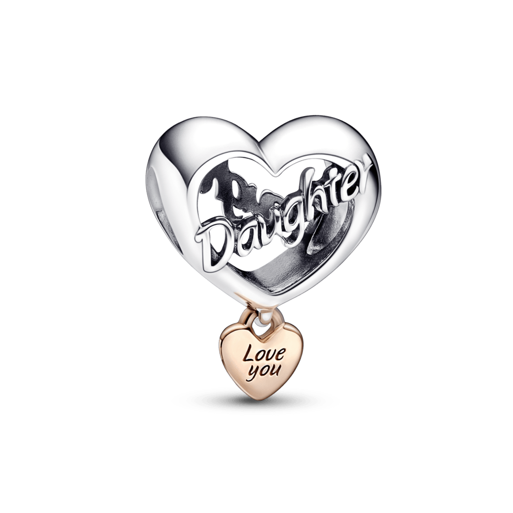 Pendentif en forme de cœur « Je t'aime, bébé »