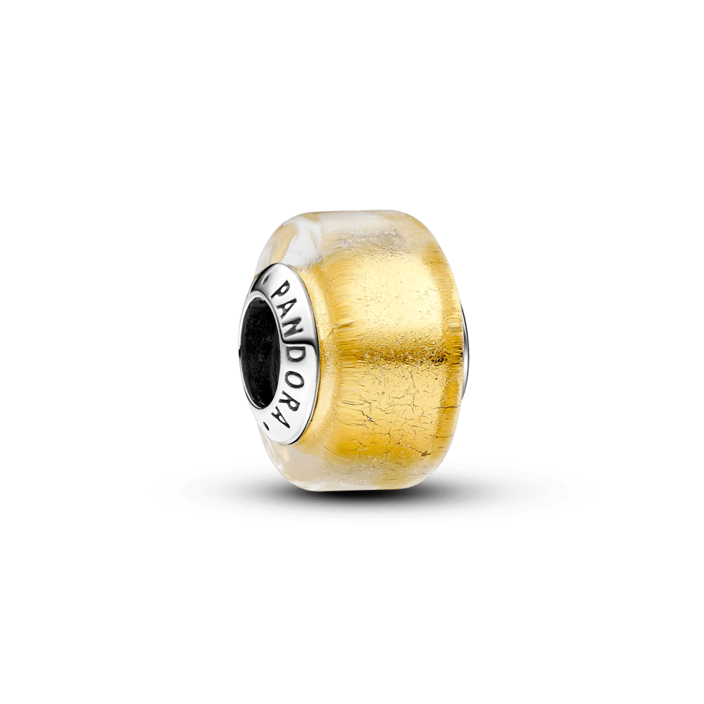 Miniature amulet made of golden Murano glass