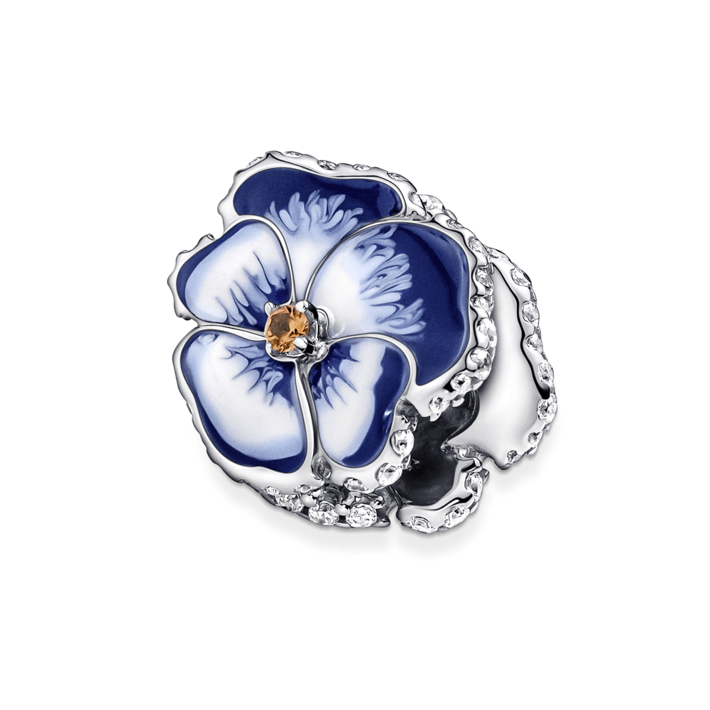 Amulette florale « Marguerite bleue »