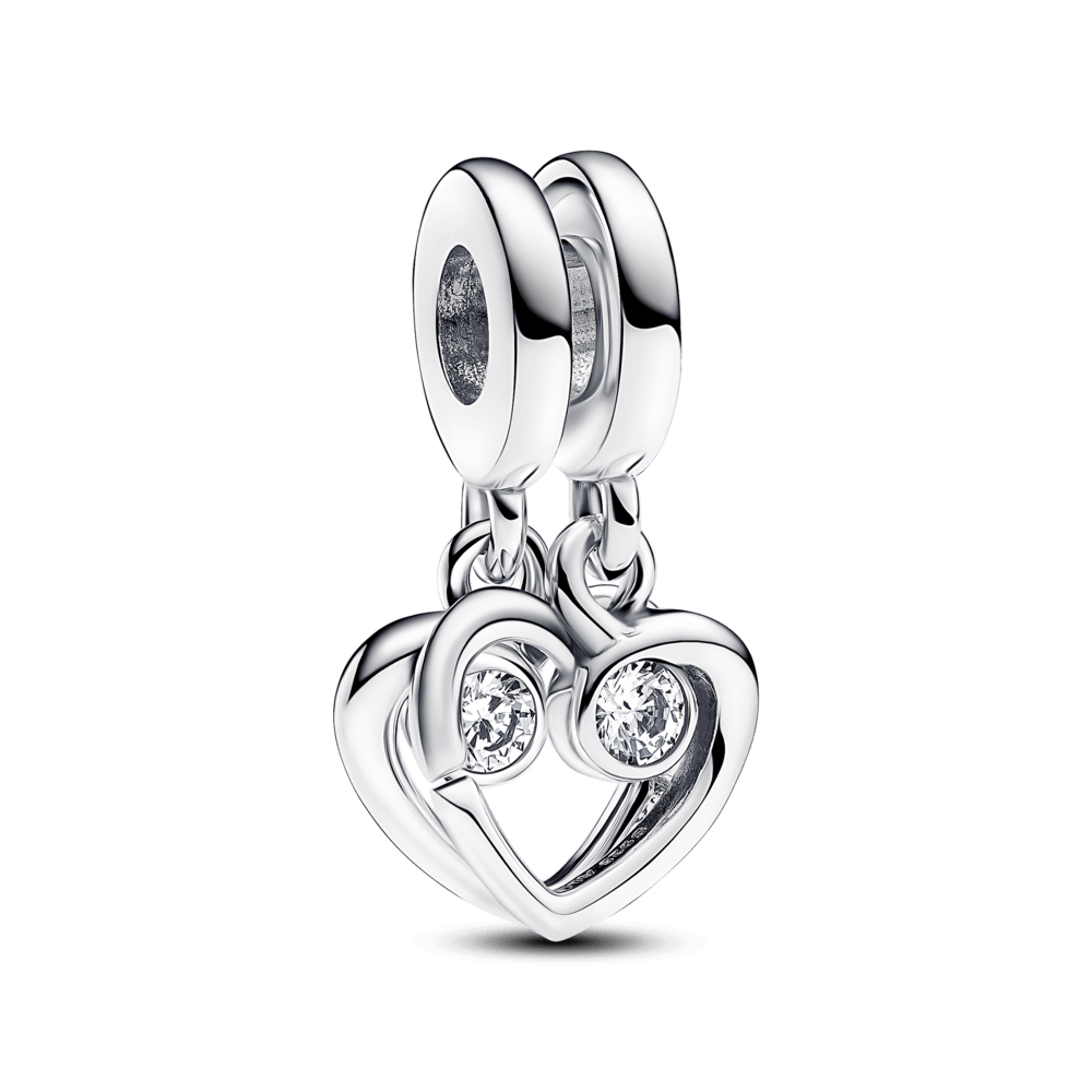 Pendentif divisé en deux « Pour toujours et à jamais ».