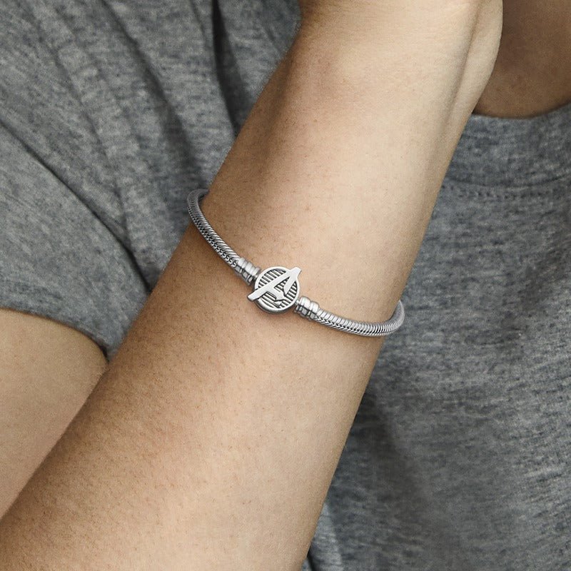 Saroch Moments MRVL The Avengers Logo Verschluss Schlangenarmband