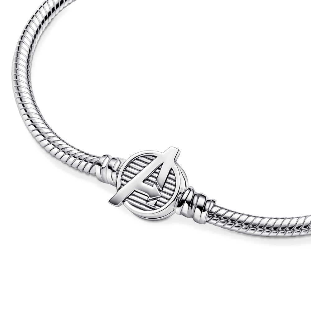 Saroch Moments MRVL The Avengers Logo Verschluss Schlangenarmband
