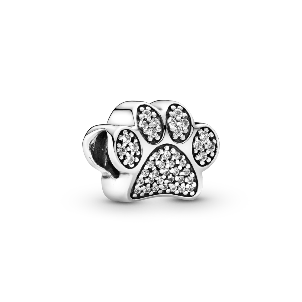 Sparkling paw print