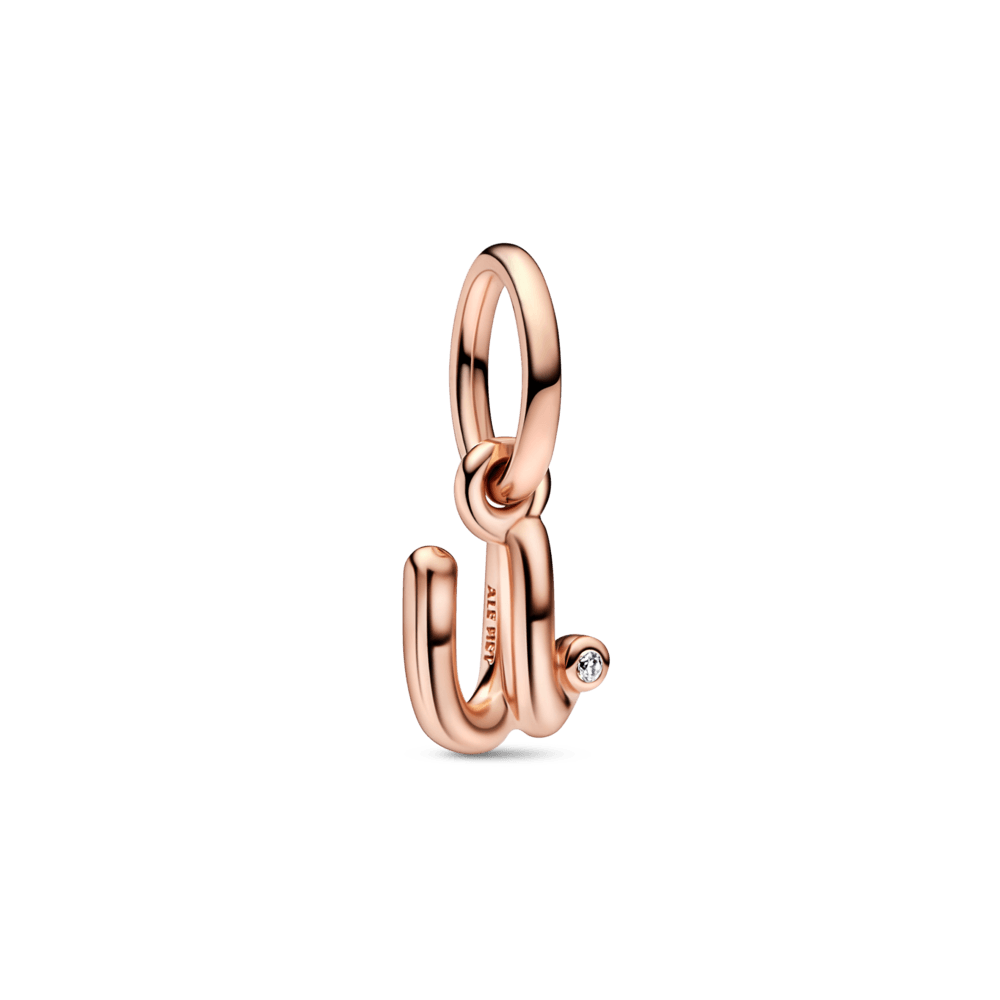 Alphabet pendant amulet “Letter u”