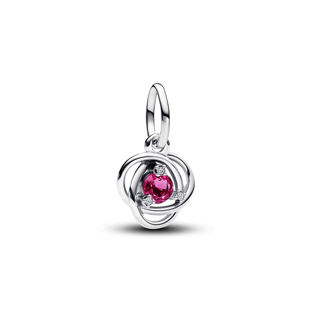 Anhänger-Amulett „Rosa Unendlichkeitssymbol“