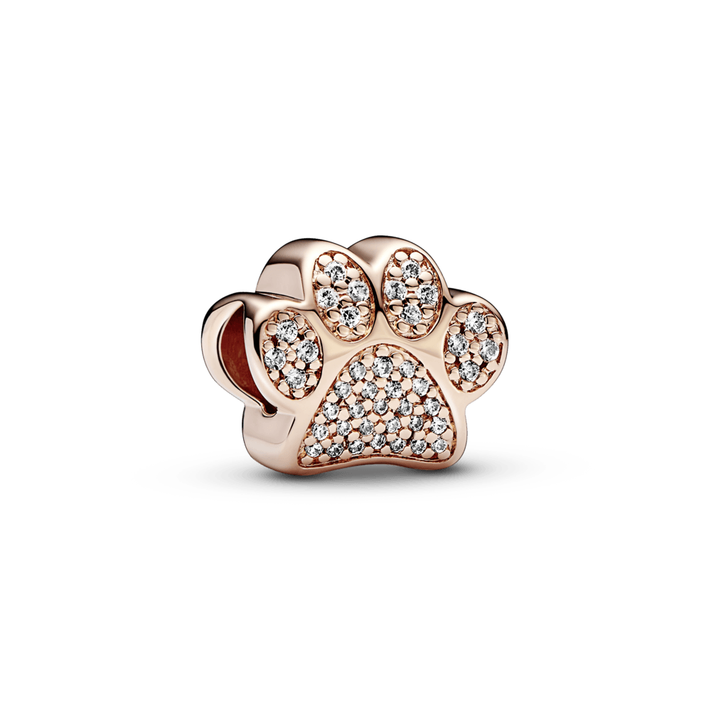 Sparkling Paw Print Amulet