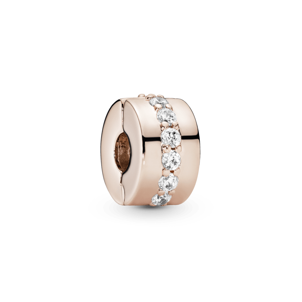 Rose pearl brake with pink zircons