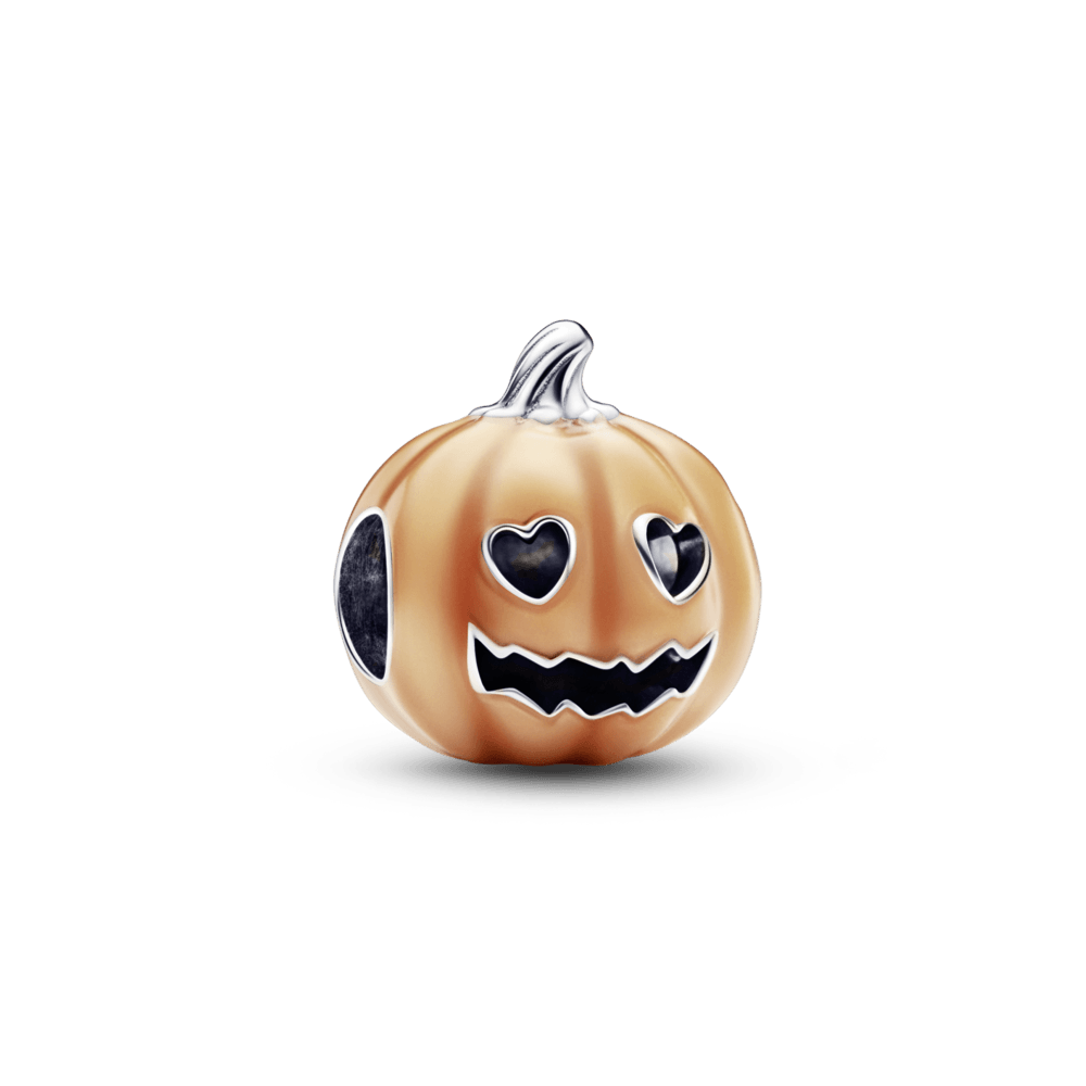A ghostly glow-in-the-dark pumpkin amulet counter