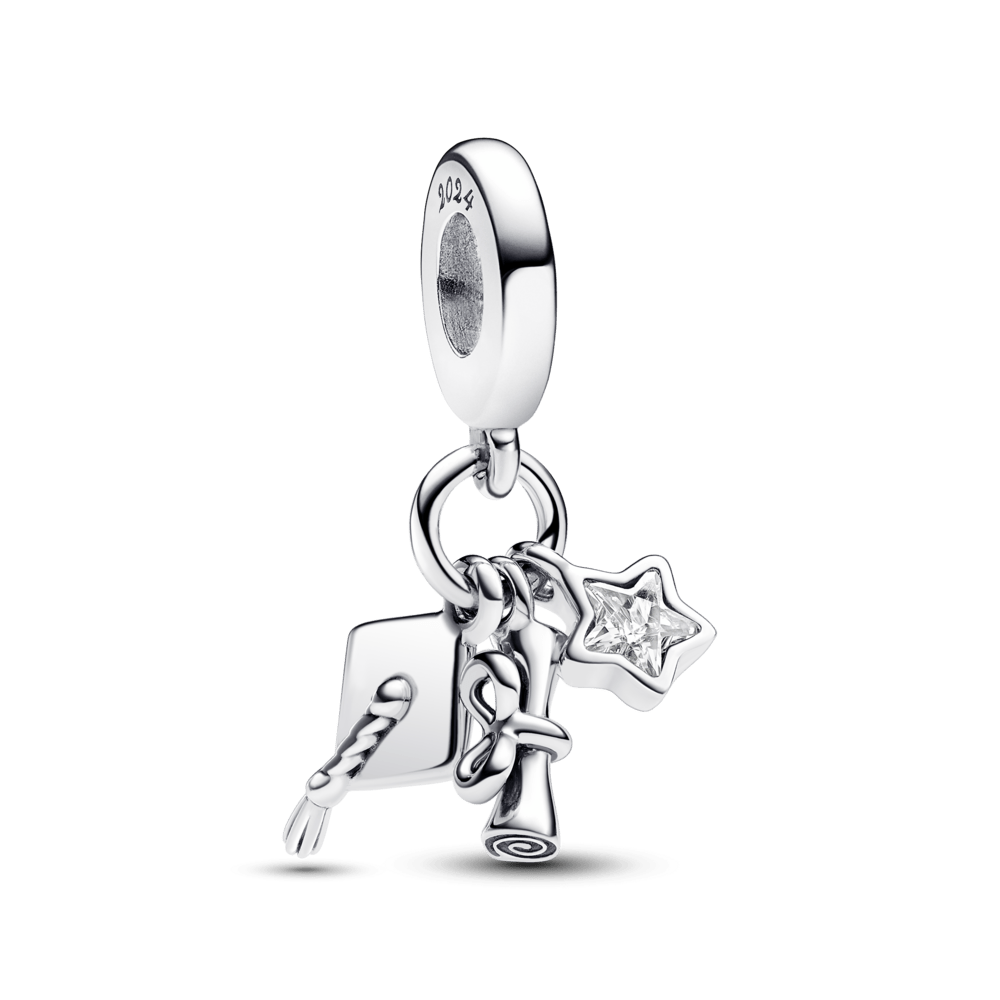 2024 Graduation Amulet with Triple Pendant