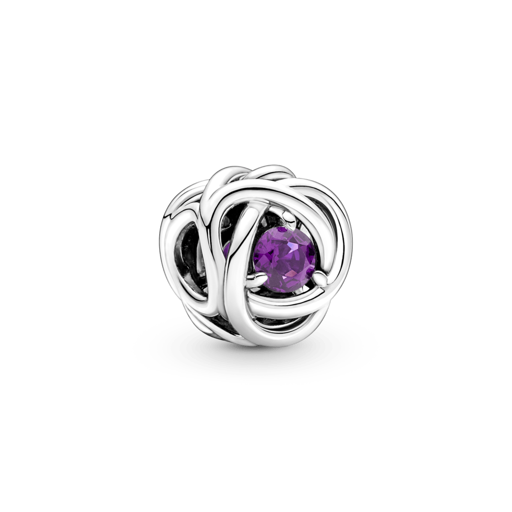 Amulett „Lila Unendlichkeitsring“
