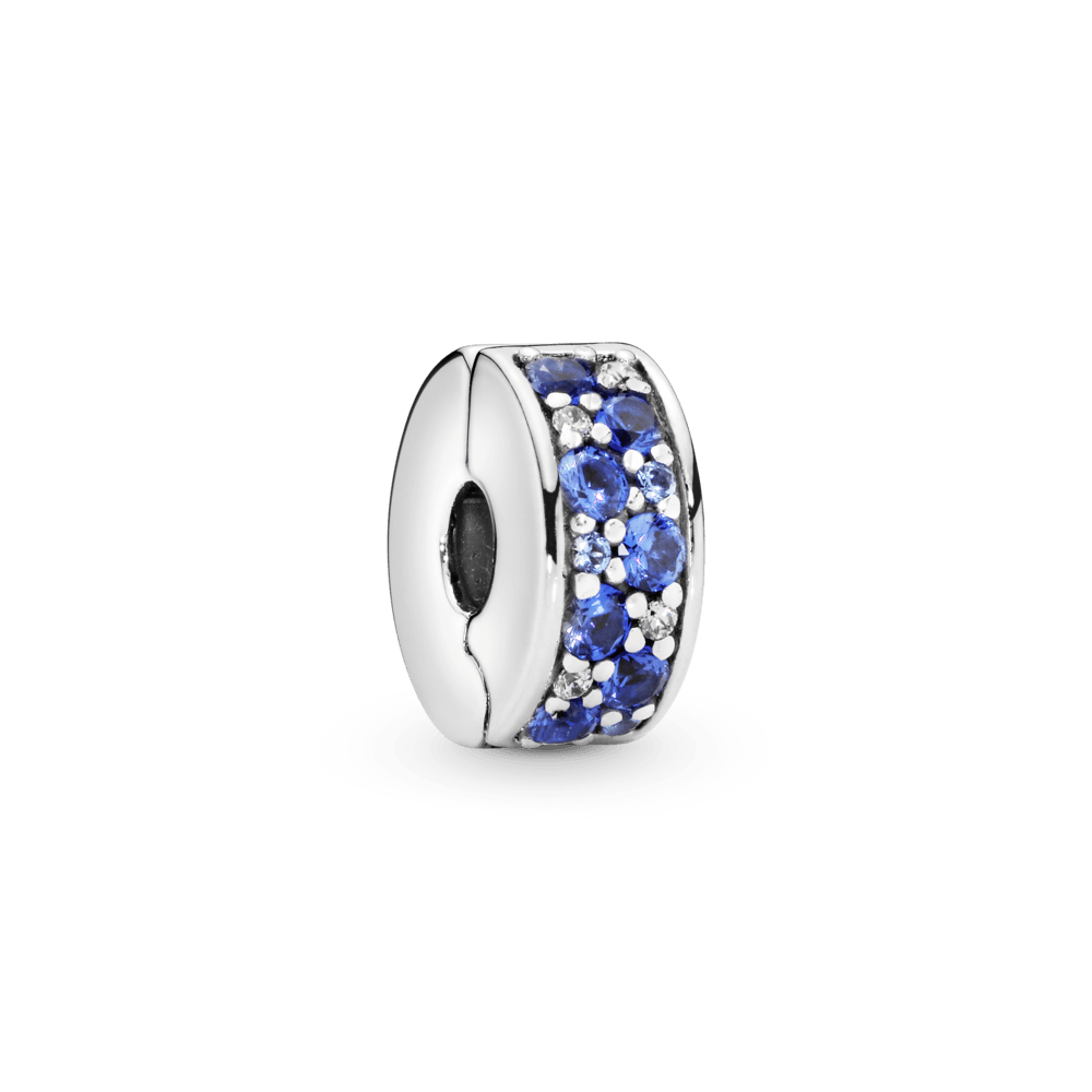 Sparkling blue pearl brake in a pavé look